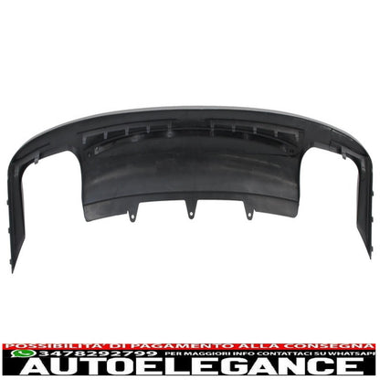 Diffusore mantovana paraurti posteriore adatto per audi a5 8t 4 porte sportback (2012-2015) design s5