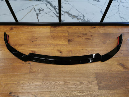 SPLITTER SUITABLE FOR MERCEDES C CLASS W205 2019-2021 AMG LOOK BRABUS GLOSSY BLACK