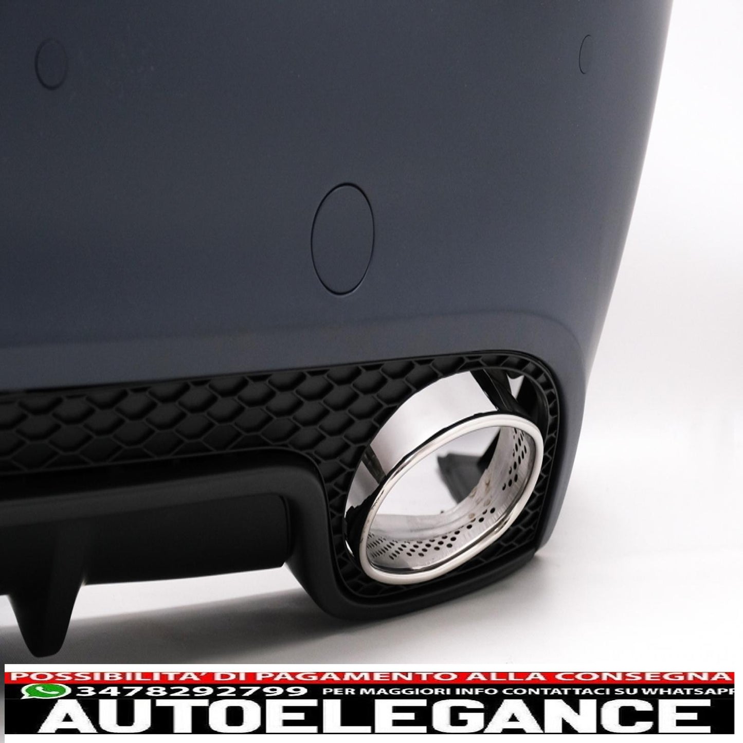 Rear bumper suitable for audi a5 s5 8t coupe cabrio (2007-2015) rs5 design