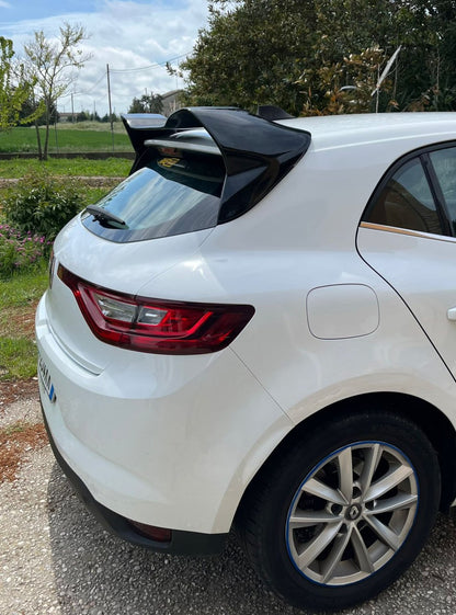 💎SPOILER TETTO ADATTO PER RENAULT MEGANE 4 IV STANDARD LOOK RS NERO LUCIDO💎