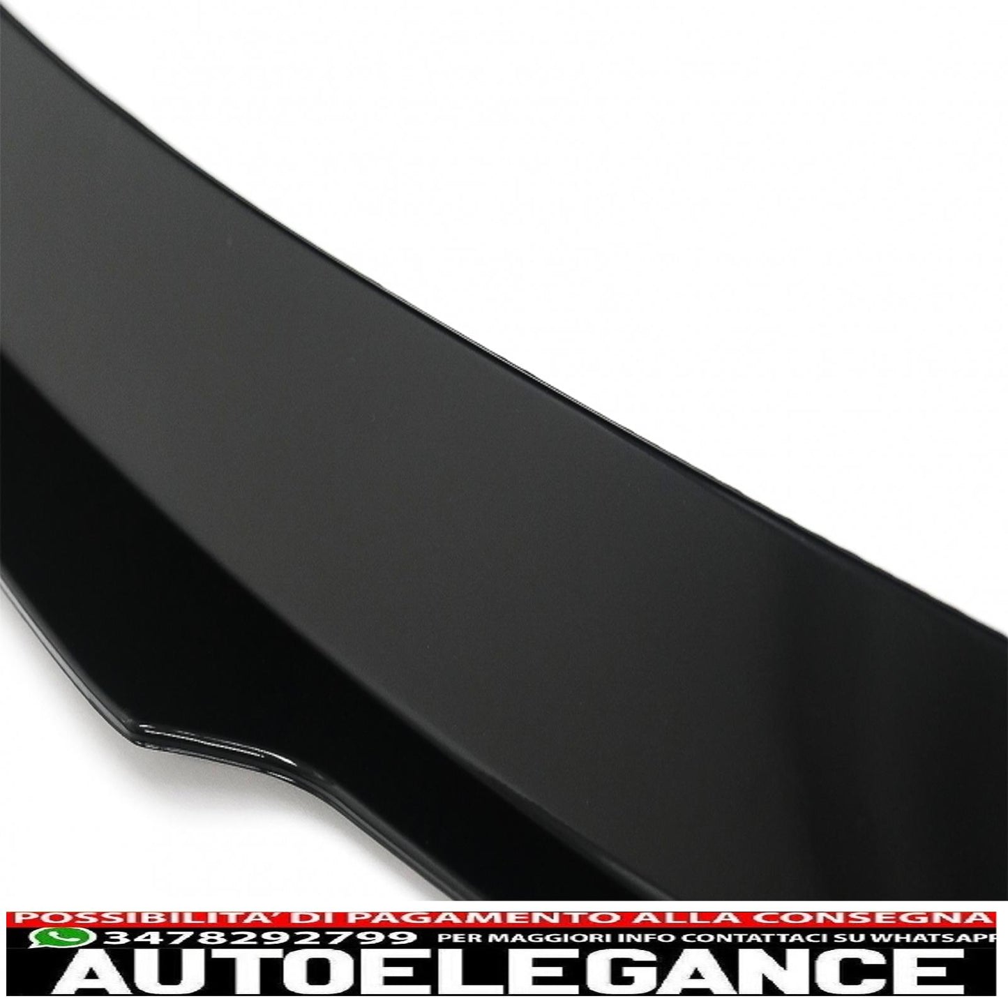 roof spoiler suitable for bmw 1 series f20 f21 (2011-2019) piano black