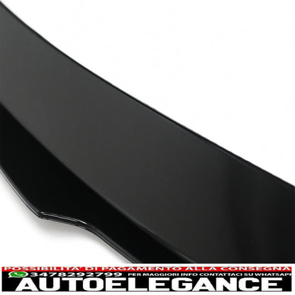 roof spoiler suitable for bmw 1 series f20 f21 (2011-2019) piano black