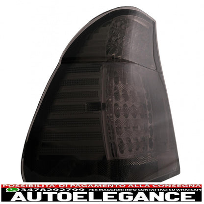 led rear lights suitable for bmw 3 series e46 limousine 4d (09.2001-03.2005) smoke
