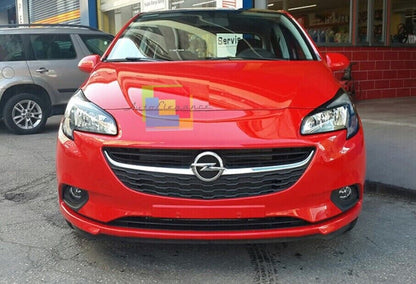 FRONT BUMPER SPLITTER FOR OPEL CORSA E 2014+ OPC LOOK SPOILER ABS