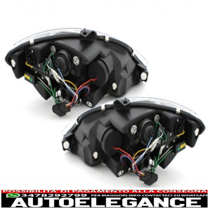dayline headlights suitable for Seat leon 1p1 (2005-2009) chrome drl optics 