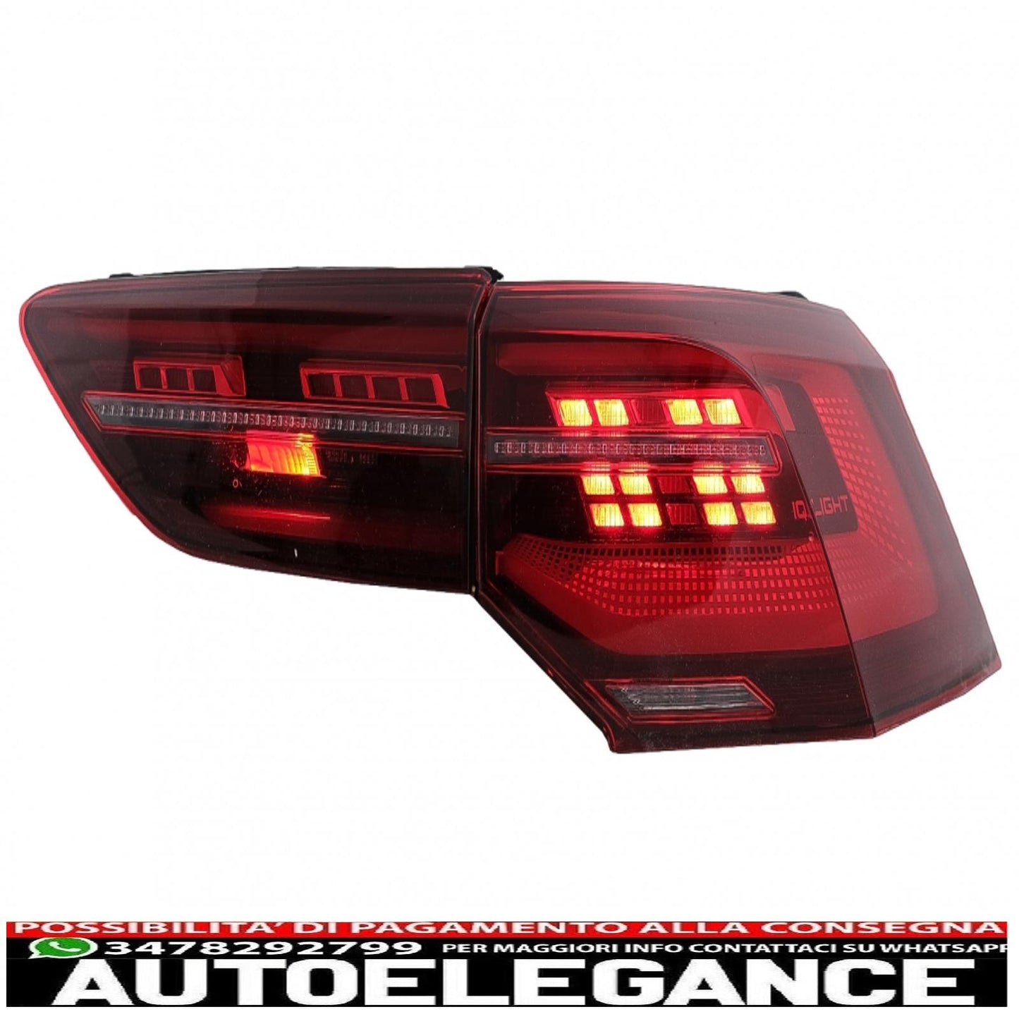 full led rear lights suitable for vw golf viii hatchback mk8 mqb (2020-up) dynamic sequential cornering lights