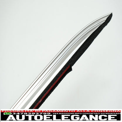 Decorative roof rails suitable for mercedes glc coupe c253 (2015-2019) aluminum