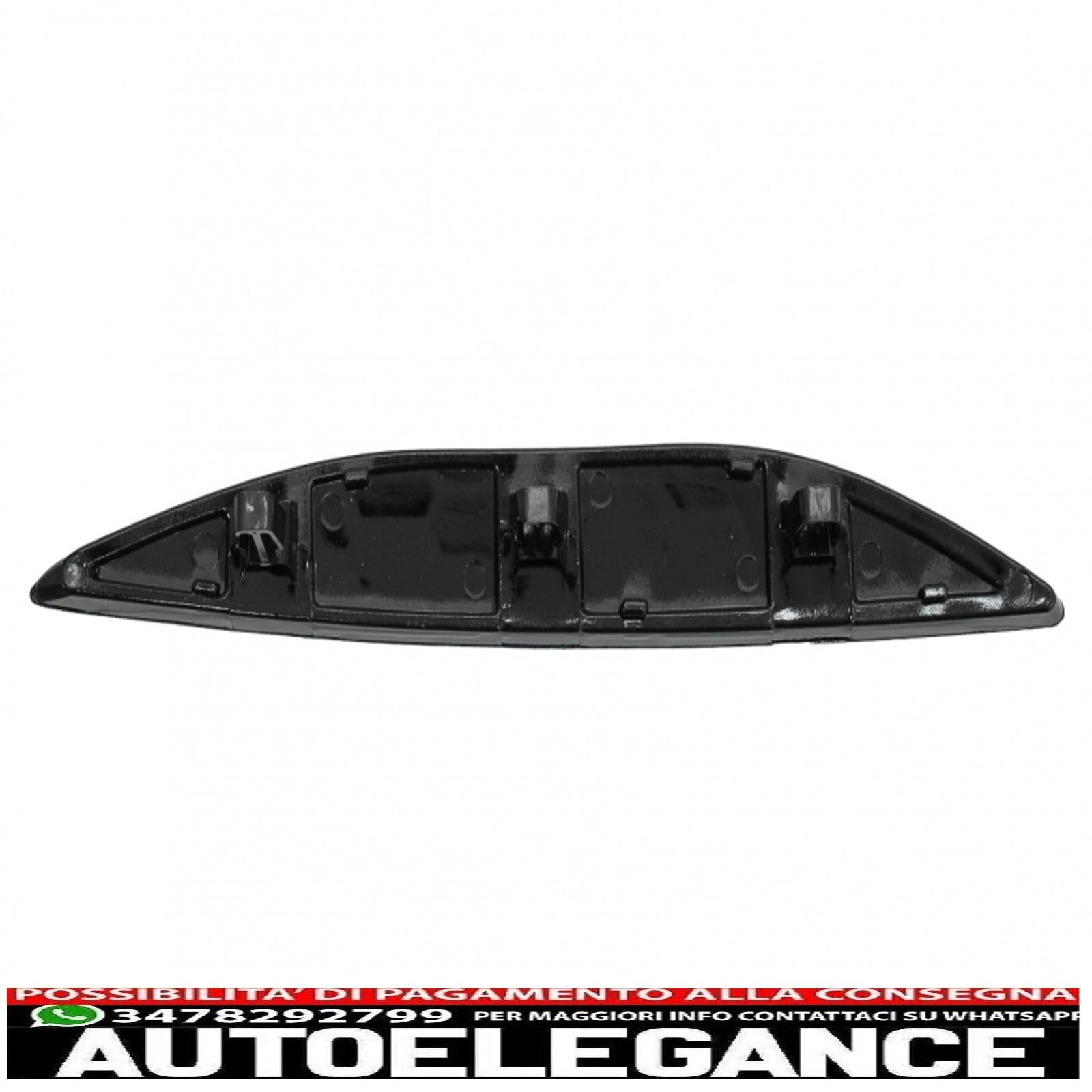 Copertura catarifrangente paraurti posteriore a nido d'ape adatta per vw golf 7 hatchback 5g (2013-2017) paraurti r / r-line AUTOELEGANCERICAMBI