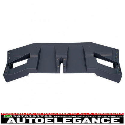Front Bullbar Kit and LED Roof Spoiler with Upper Spoiler and LED Light Extension Suitable for Mercedes G-Class W463 (1989-2018) G63 G65 Design