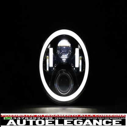 faro del motociclo a led adatto per honda cb250 cb400 cb500 cb1300 hornet 250 hornet 600 hornet 900 vtr250 vtec400 75w 7 pollici ip67 h4