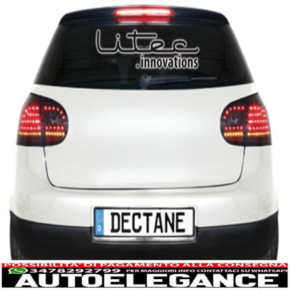 litec led rear lights suitable for vw golf v 5 03-09_black