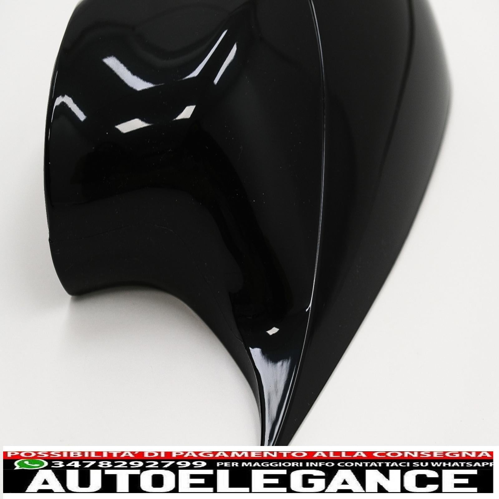 Calotte specchietti adatte per bmw serie 3 e90 e91 lci (2008-2011) m sport design nero lucido AUTOELEGANCERICAMBI