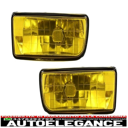 complete body kit suitable for bmw 3er e36 (1992-1998) m3 design with yellow fog lights