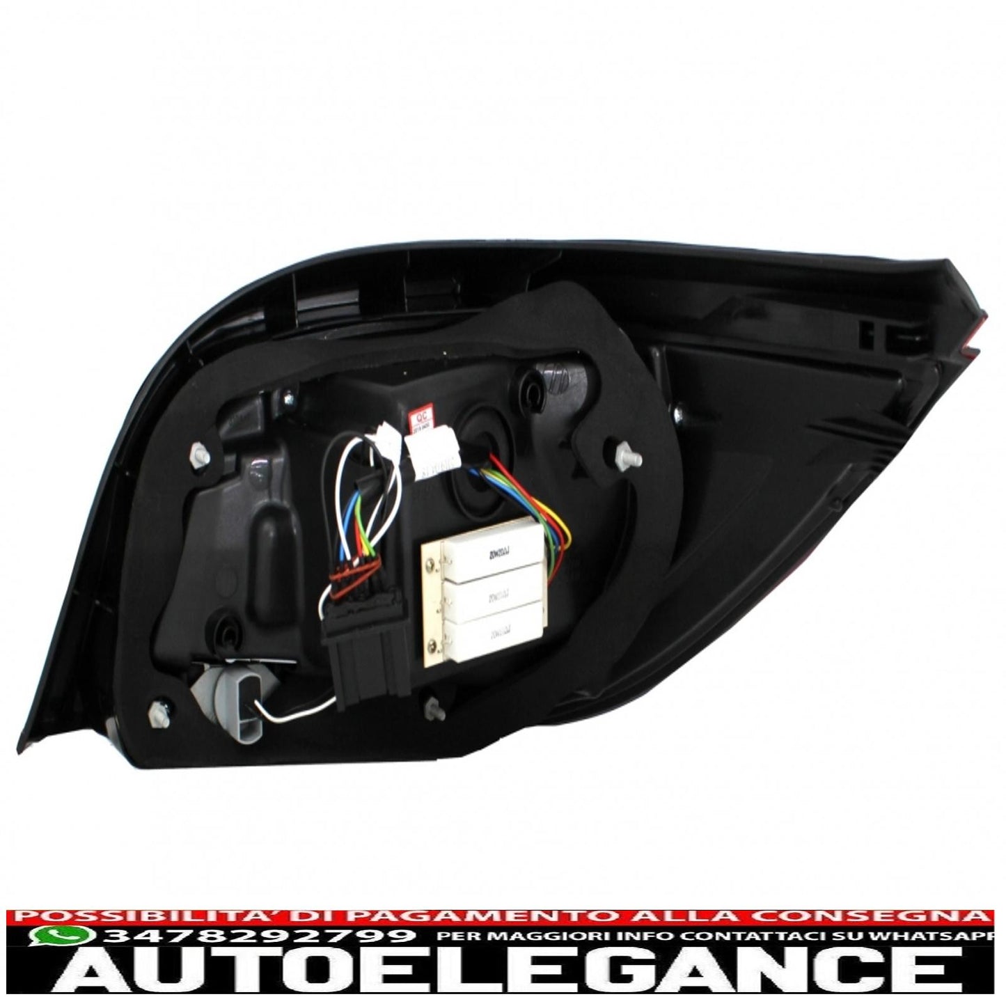 barra led fanali posteriori adatta per bmw serie 5 e60 (2003-2007) rosso fumo AUTOELEGANCERICAMBI