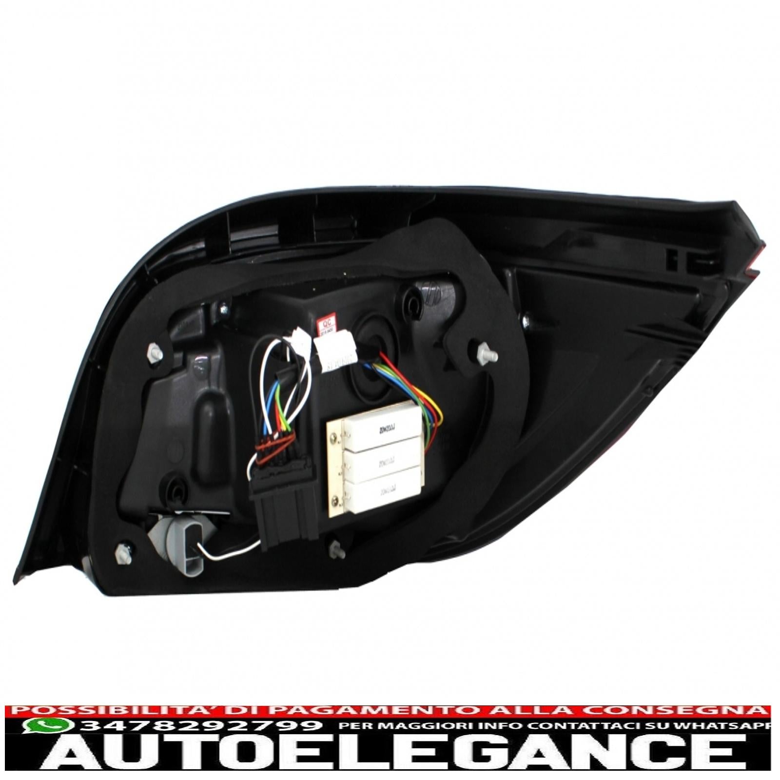 barra led fanali posteriori adatta per bmw serie 5 e60 (2003-2007) rosso fumo AUTOELEGANCERICAMBI