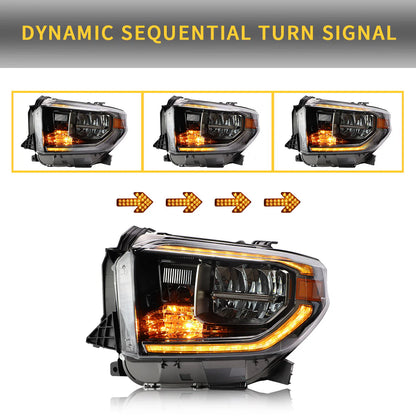 I fari sequenziali Full LED Toyota Tundra 2014-2018 NON ADATTANO 2019