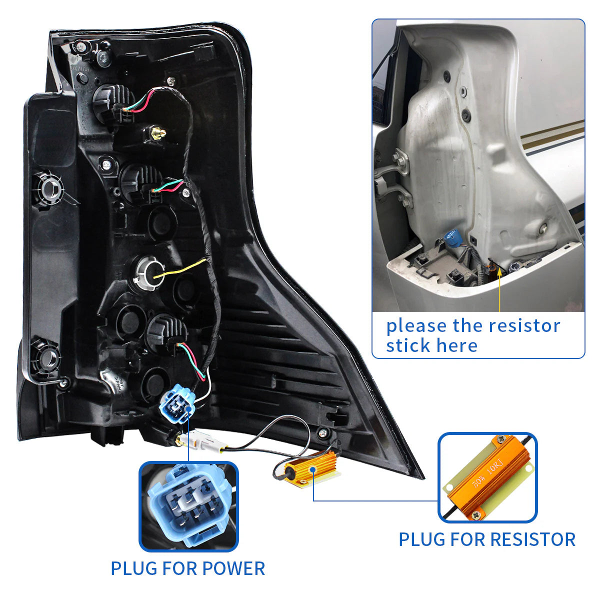 Fanali posteriori Full LED per Toyota Land Cruiser Prado 2010-2016