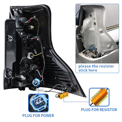 Fanali posteriori Full LED per Toyota Land Cruiser Prado 2010-2016
