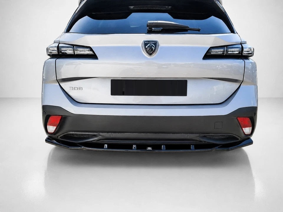 👉Splitter posteriore lucido nero in ABS per Peugeot 308 SW MK3 (2021-)👈