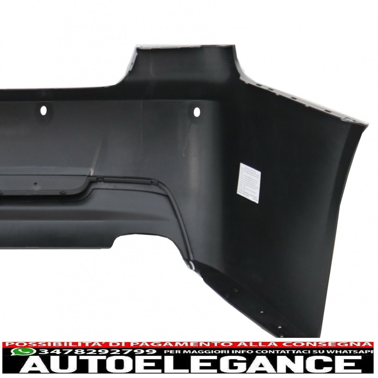 rear bumper suitable for bmw 3 series e92 e93 cabrio coupe (2006-2013) pre lci lci m-technik design