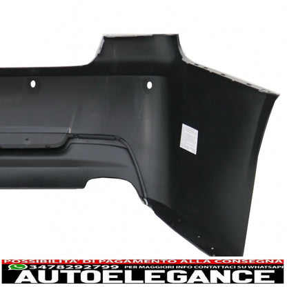 rear bumper suitable for bmw 3 series e92 e93 cabrio coupe (2006-2013) pre lci lci m-technik design