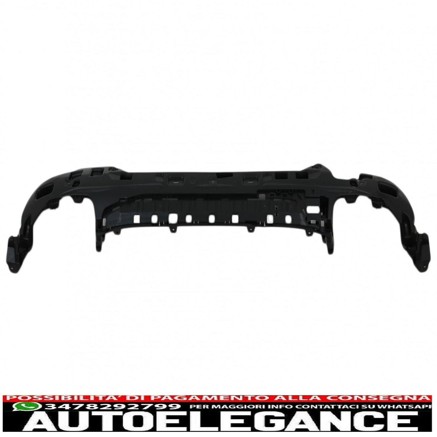 Rear Bumper Valance Diffuser with Exhaust Tips Suitable for BMW 4 Series G22 G23 M Sport (2020-up) M440i Chrome Design