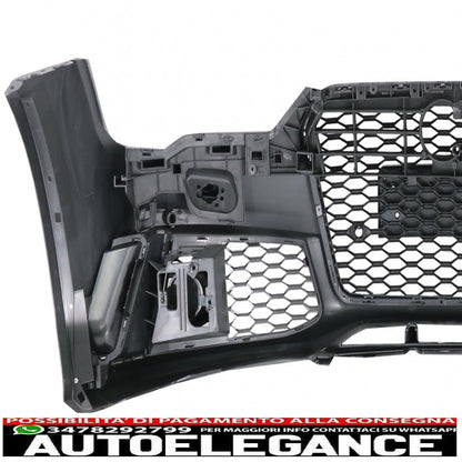front bumper suitable for audi a7 4g facelift (2015-2018) rs7 design with grille 