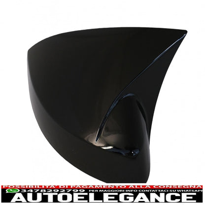 Calotte specchietti adatte per audi a3 8v rs3 cabriolet limousine sportback (2012-2019) bat look nero pianoforte AUTOELEGANCERICAMBI