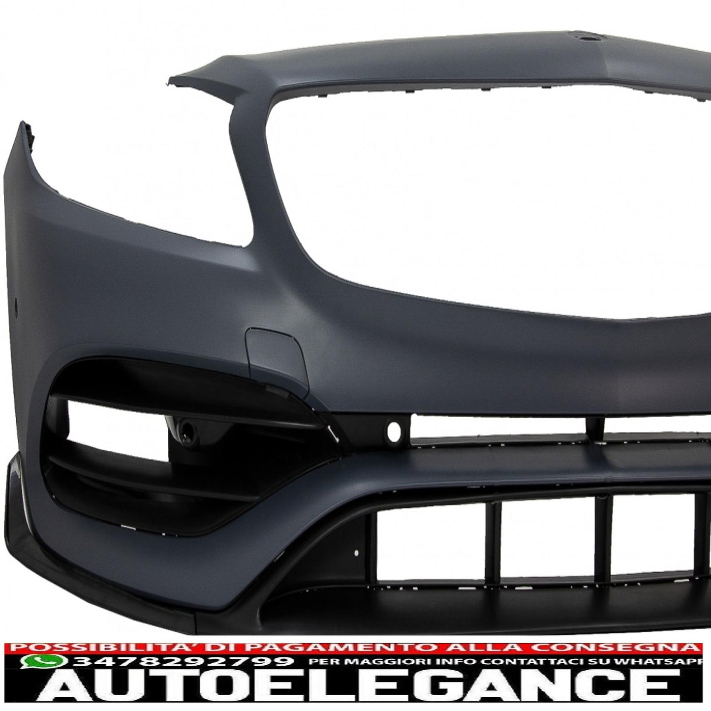 complete body kit with grille suitable for mercedes a-class w176 (2012-2018) restyling a45 design 