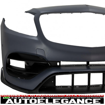 complete body kit with grille suitable for mercedes a-class w176 (2012-2018) restyling a45 design 