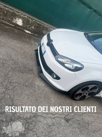 SPLITTER ADATTO PER VW GOLF 6 VI 2008-2012 LOOK NERO LUCIDO DESIGN SPORTIVO