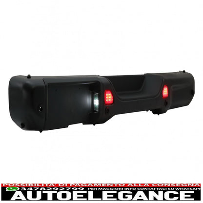 Metal Rear Bumper Fit For Jeep Wrangler JL (2018-up) 10th Anniversary Hard Rock Style