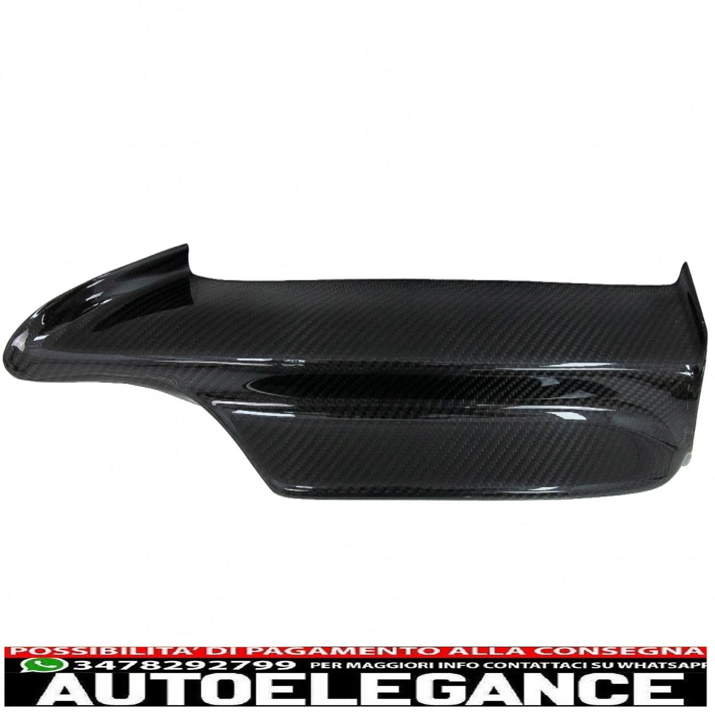 spoiler anteriore in carbonio adatto per bmw serie 3 e90 e91 berlina touring (2005-2008) solo paraurti m-tech