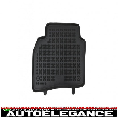 Black rubber mat suitable for opel insignia 2017 -