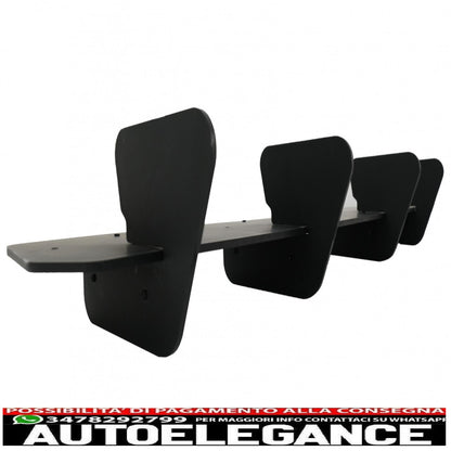 Splitter estensione paraurti posteriore per diffusore adatto a vw golf 7.5 facelift gti (2017-2020) nero