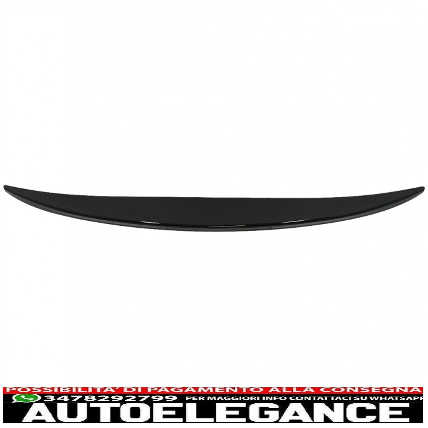 Boot Spoiler Suitable for Mercedes C-Class W206 Limousine (2021 onwards) Piano Black 
