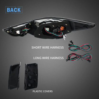 Fanali posteriori Full LED per Hyundai Sonata 6th Gen Sedan 2011-2014 ABS, PMMA, materiale in VETRO