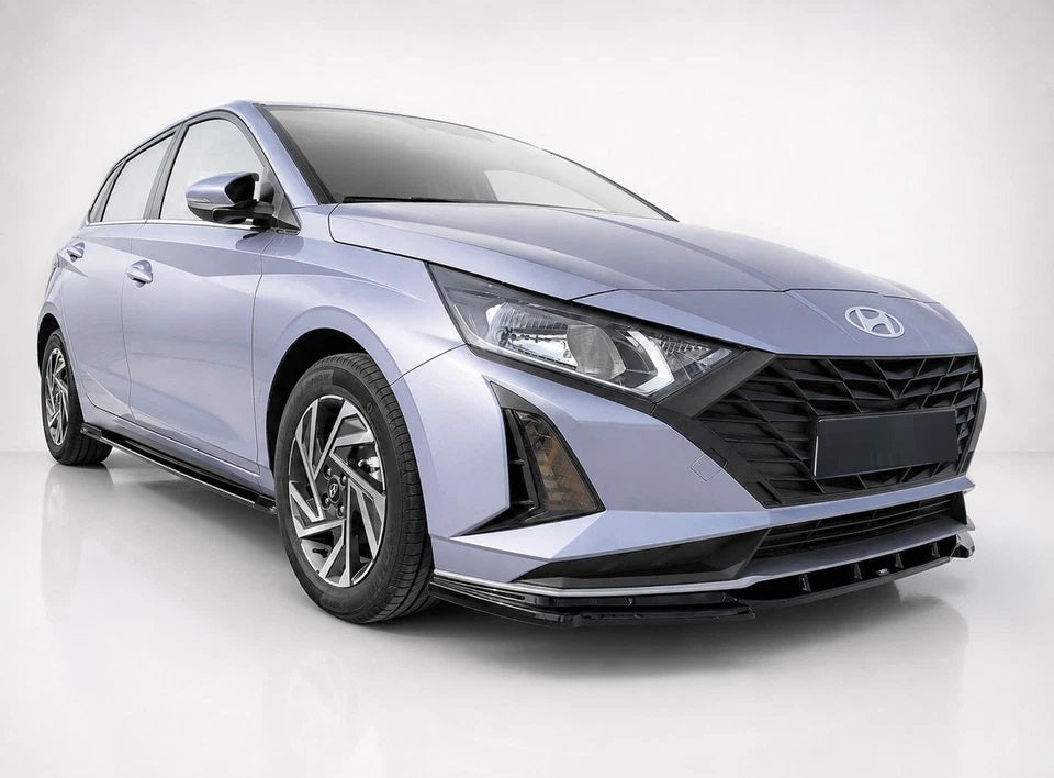 👉Splitter Anteriore per Hyundai i20 MK3 Facelift (2023-) – ABS Nero Lucido👈
