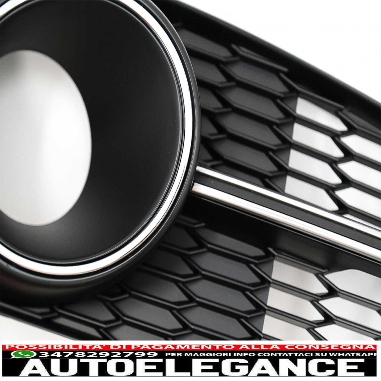 lower grill bumper covers ACC side grills suitable for audi a6 c7 4g s line facelift (2015-2018) chrome edition