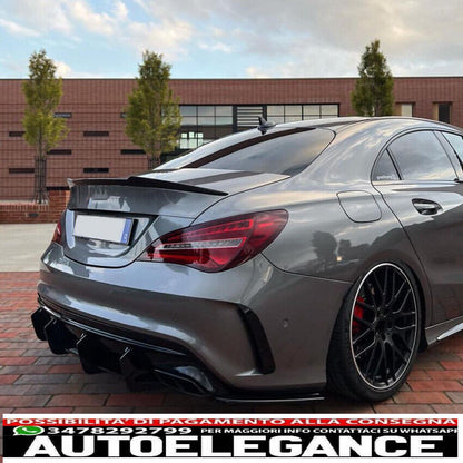 diffusore sottospoiler adatto per mercedes c117 x117 cla 45 amg (solo lifting)-mostra il titolo originaletesto originalediffuser unterspoiler passt für mercedes c117 x117 cla 45 amg (nur facelift)