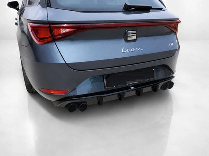 👉Diffusore posteriore Seat Leon FR MK4ST senza scarichi 20 in ABS nero lucido👈