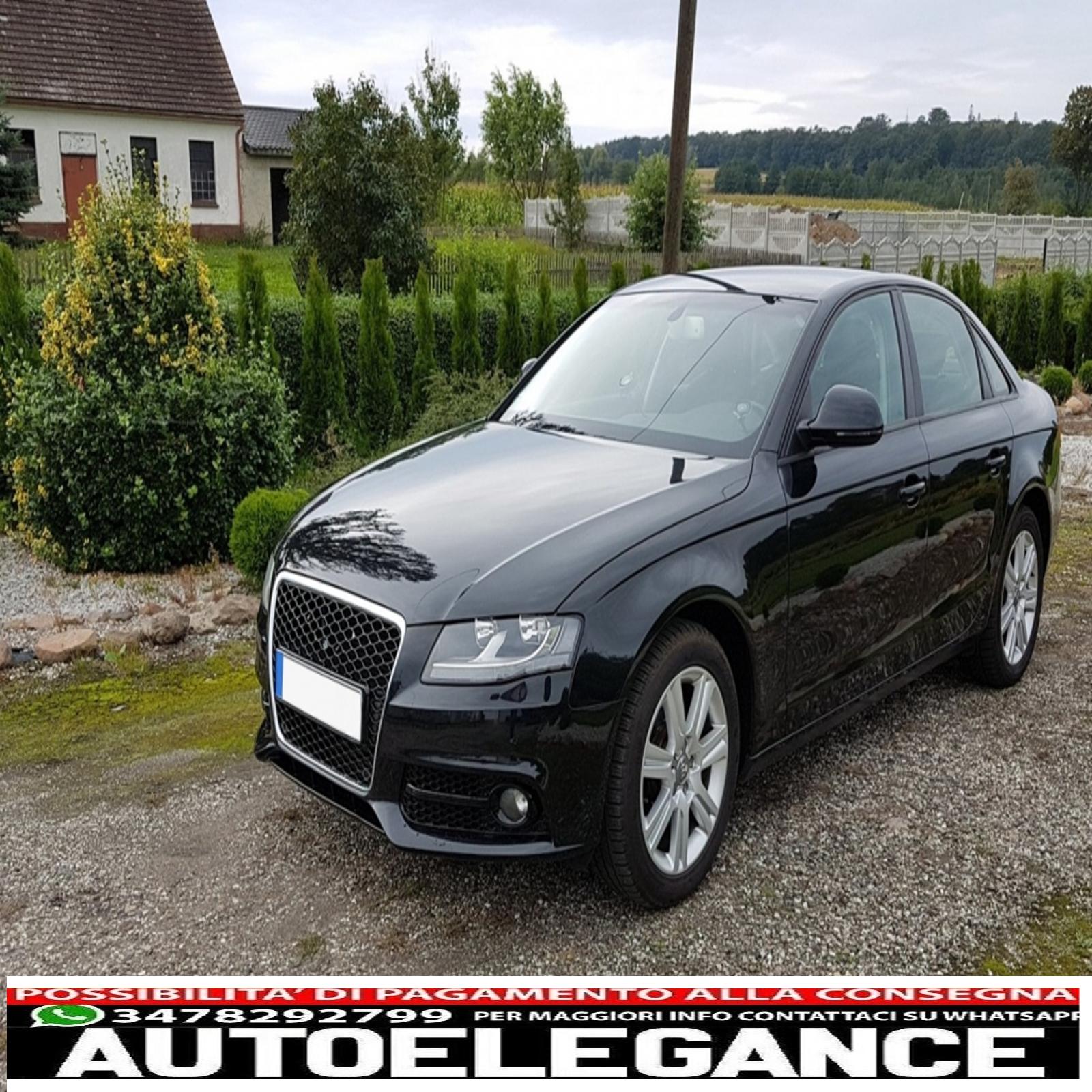 Copri fendinebbia griglie laterali adatto per audi a4 b8 8k (2007-2011) s4 design black edition AUTOELEGANCERICAMBI