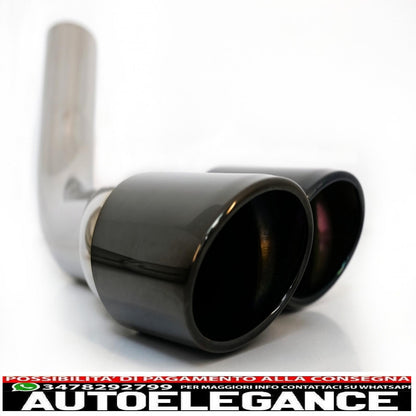 Black exhaust tips suitable for mercedes g class w463 g500 g55 g63 g65 (1998-2018)