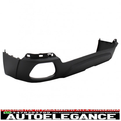 Diffusore mantovana per paraurti posteriore e terminali di scarico quadrati adatti per BMW X5 F15 (2013-2018) m-tech V8 design nero opaco per paraurti posteriore standard