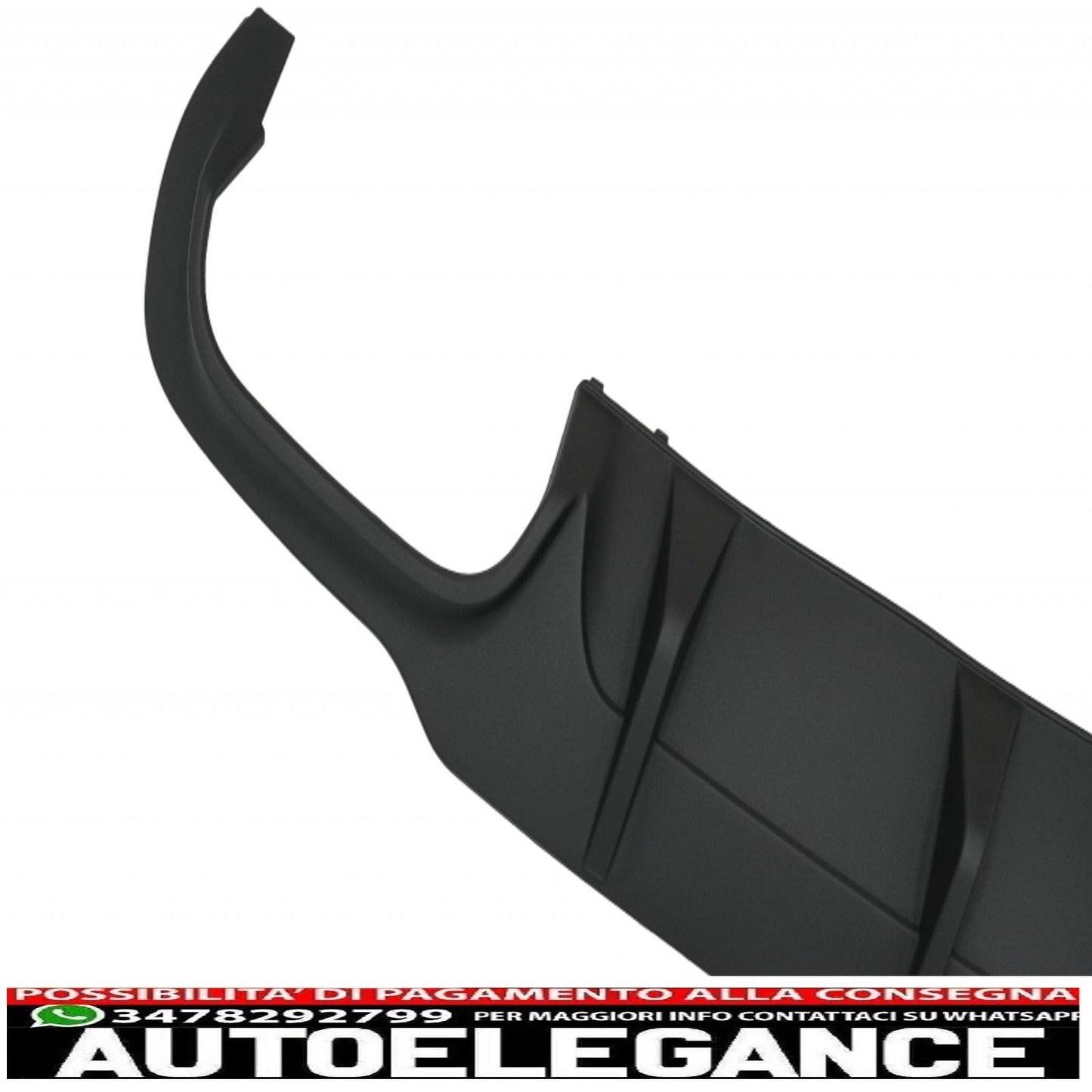 Punte del silenziatore del diffusore d'aria della mantovana del paraurti posteriore adatte per mercedes classe c w204 amg sport line (2012-2014) limousine