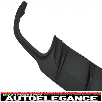 Punte del silenziatore del diffusore d'aria della mantovana del paraurti posteriore adatte per mercedes classe c w204 amg sport line (2012-2014) limousine