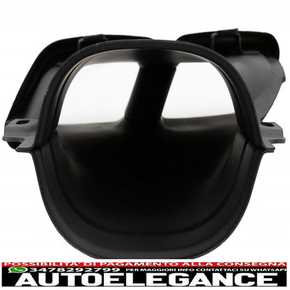 Diffusore d'aria per paraurti posteriore con terminali di scarico cromati, adatto per mercedes classe e w213 sport line (2016-2019) design e63