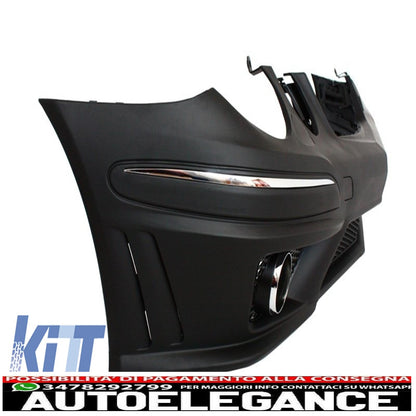 body kit + central grille suitable for mercedes-benz e-class w211 2002-2009 e63 a-design