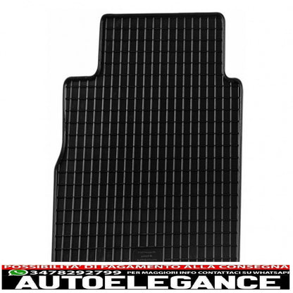 Black rubber mat suitable for opel corsa c (2000-2006)