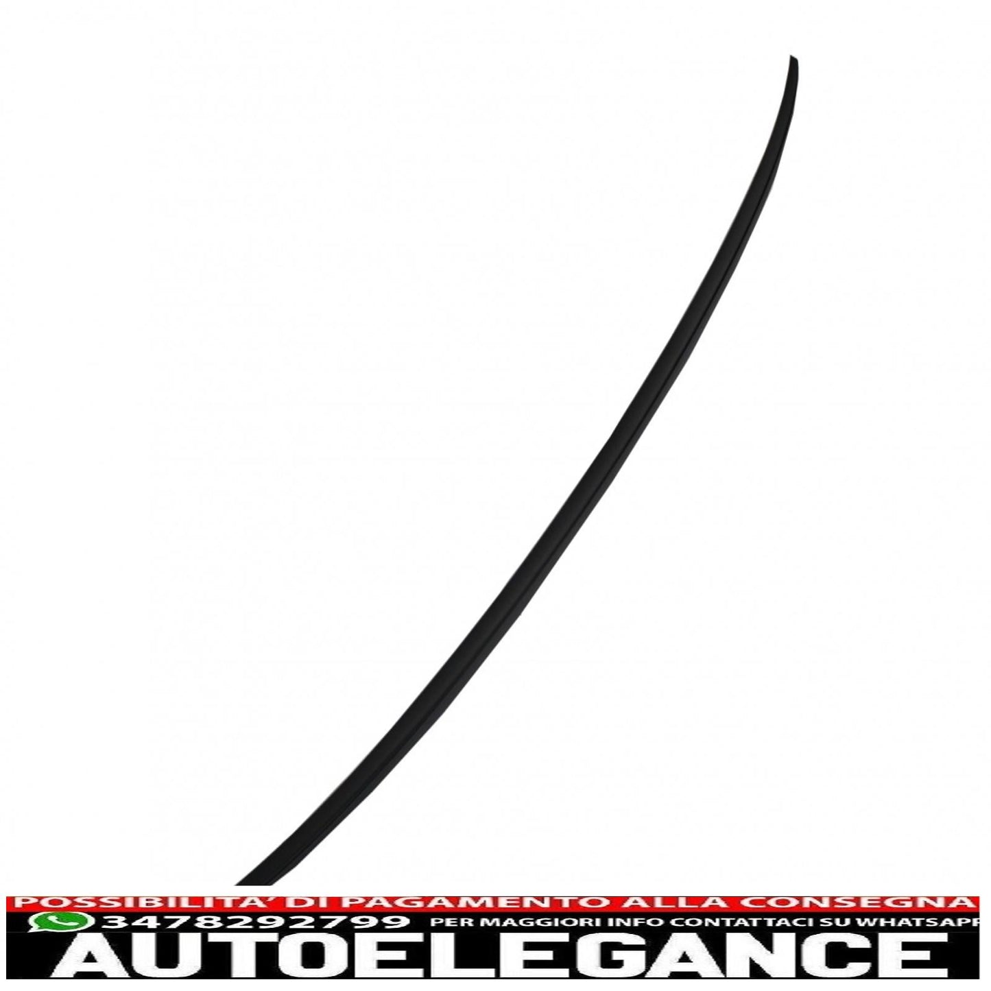 trunk spoiler suitable for audi a6 c7 4g 4 doors (2011-2018) matt black